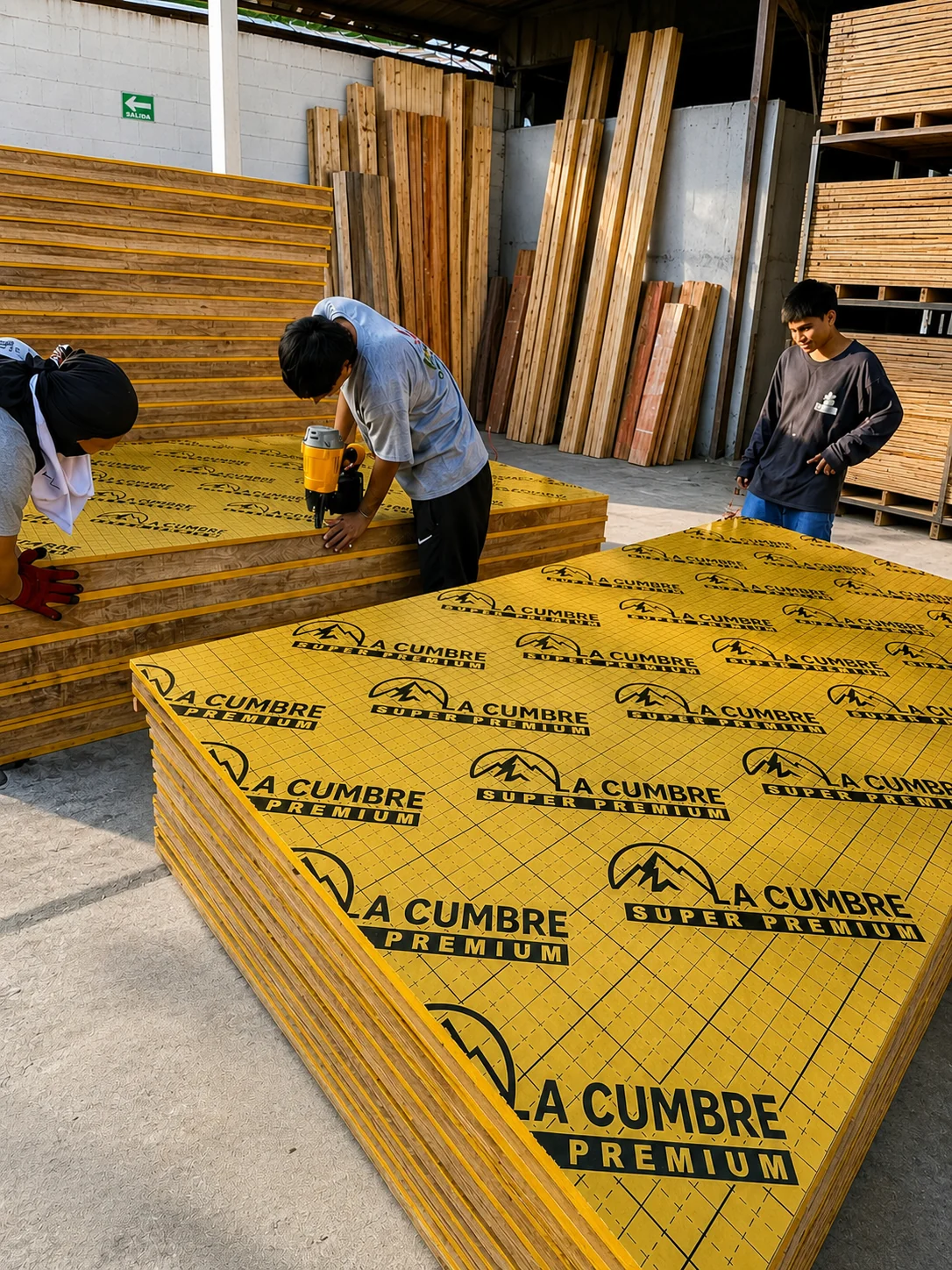 Preparación de tableros fenólicos para proyectos de construcción